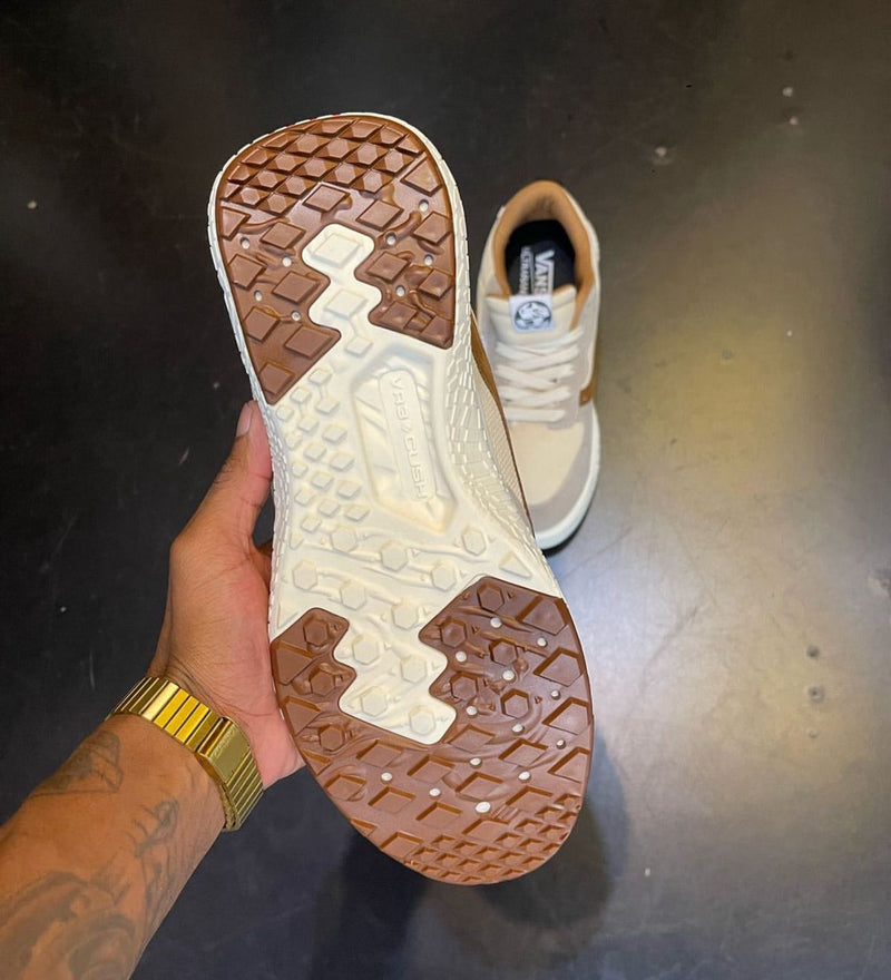 LANÇAMENTO Tênis Vans Branco com Marrom + Frete Grátis