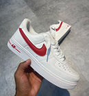 LANÇAMENTO TÊNIS NIKE AIR BRANCO COM VERMELHO