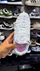 LANÇAMENTO Tênis Nike Air Max Plus TN1 Branco com Rosa + Frete Grátis