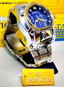💎 MEGA PROMOÇÃO Invicta Zeus Magnum Prata Detalhes Dourado PROVA D'ÁGUA + FRETE GRÁTIS + BRINDES Corrente e Pulseira