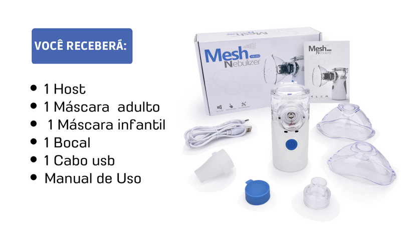 Nebulizador de Bolso - Ultra Sônico®