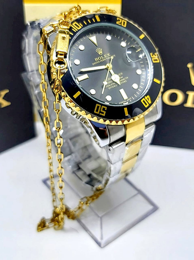 MEGA PROMOÇÃO Rolex + GRÁTIS Corrente 60cm