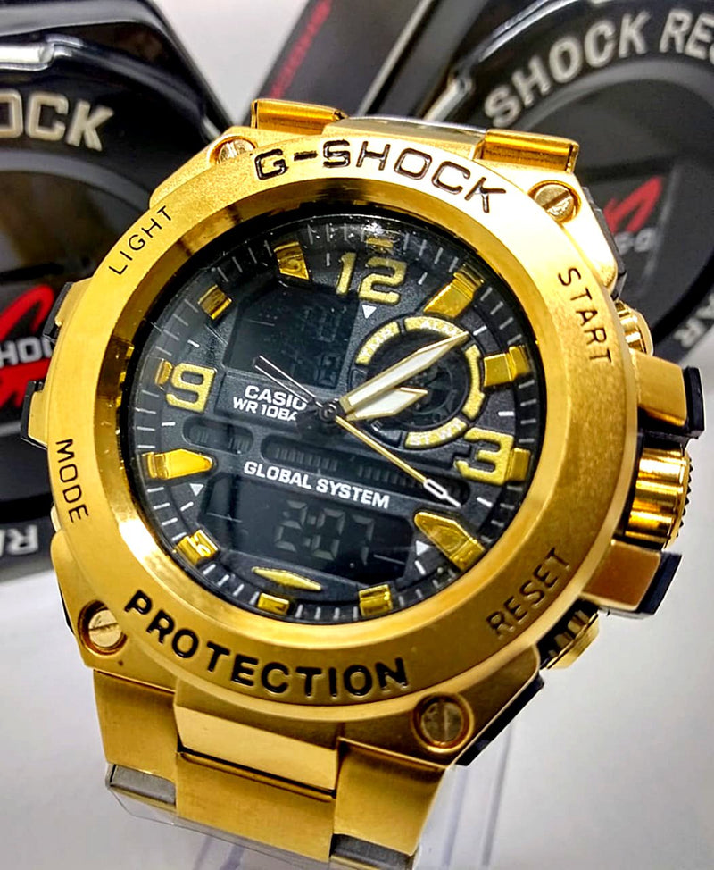 Lançamento G-Shock Protection Banhado 100% Funcional + Corrente GRÁTIS