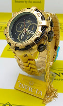 BLACK FRIDAY Invicta Thunderbolt + 2 Brindes Corrente Cartier 60cm + Pulseira Folheada