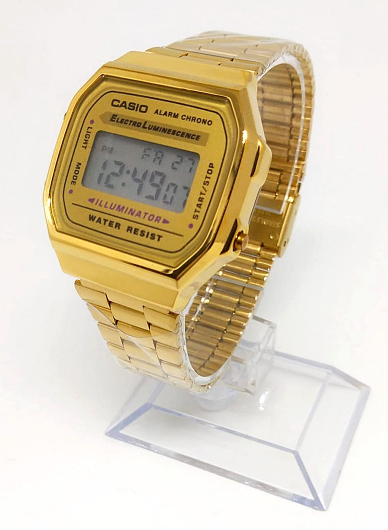 Relógio Casio Retrô Dourado