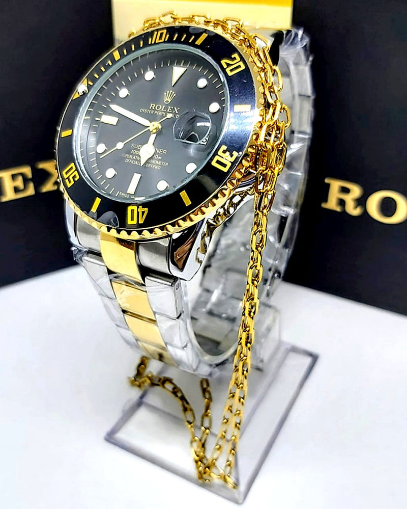 MEGA PROMOÇÃO Rolex + GRÁTIS Corrente 60cm