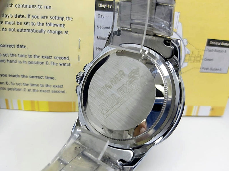 MEGA PROMOÇÃO Rolex + GRÁTIS Corrente 60cm
